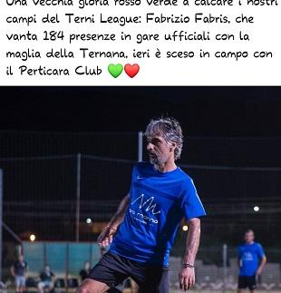 Fabris, dalla Ternana al Terni League. L’ex rossoverde torna in campo