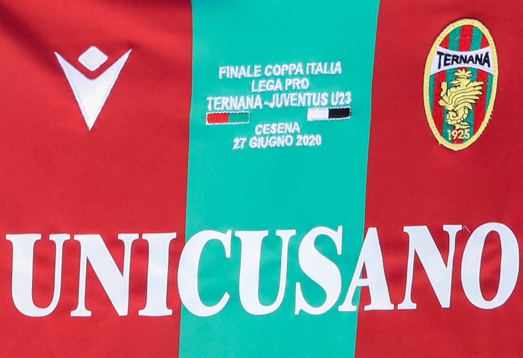 Ternana, maglia speciale per la finale di Coppa Italia contro la JuveU23