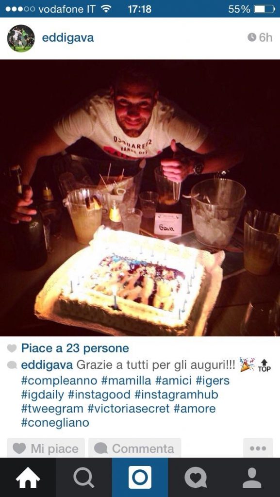 FOTO – Gava festeggia: “Vi ringrazio per gli auguri!”