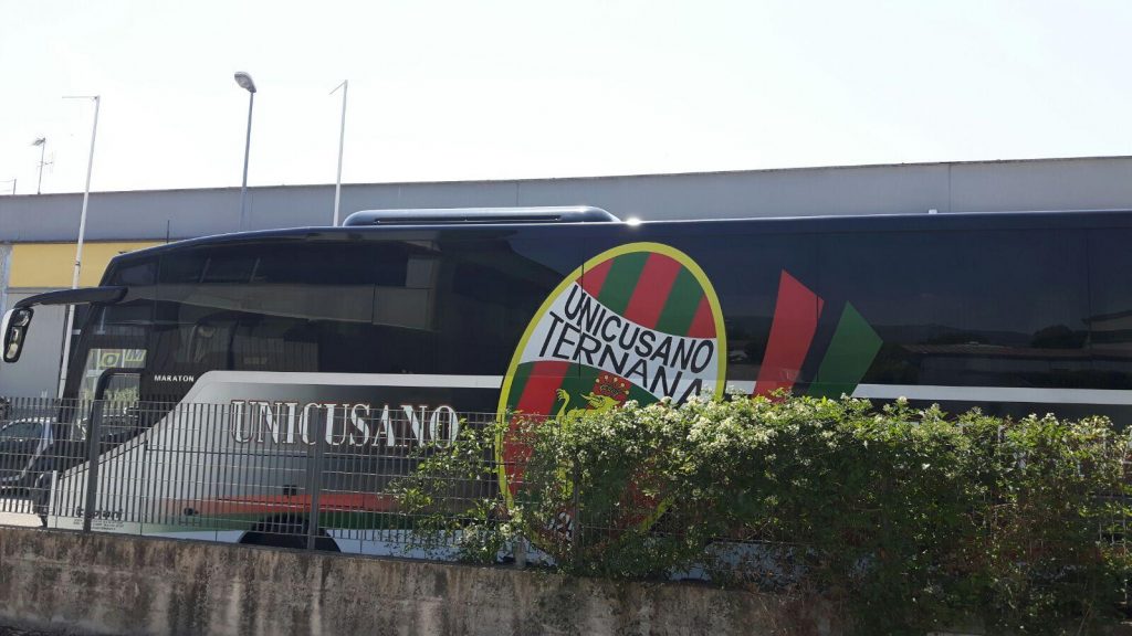 Ternana: ecco il nuovo pullman targato Unicusano