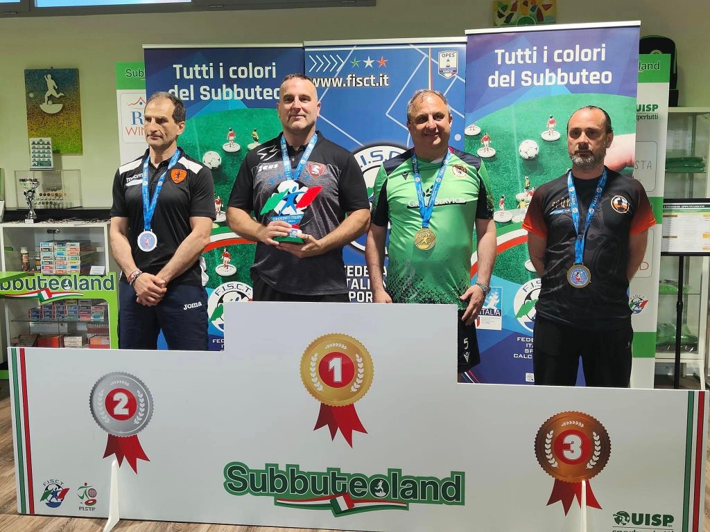 Subbuteo: Mattiangeli conquista il bronzo agli Assoluti veteran