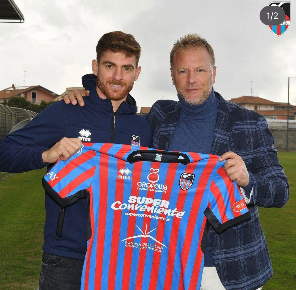 MERCATO – Il Catania da il benvenuto a Celli – FOTO