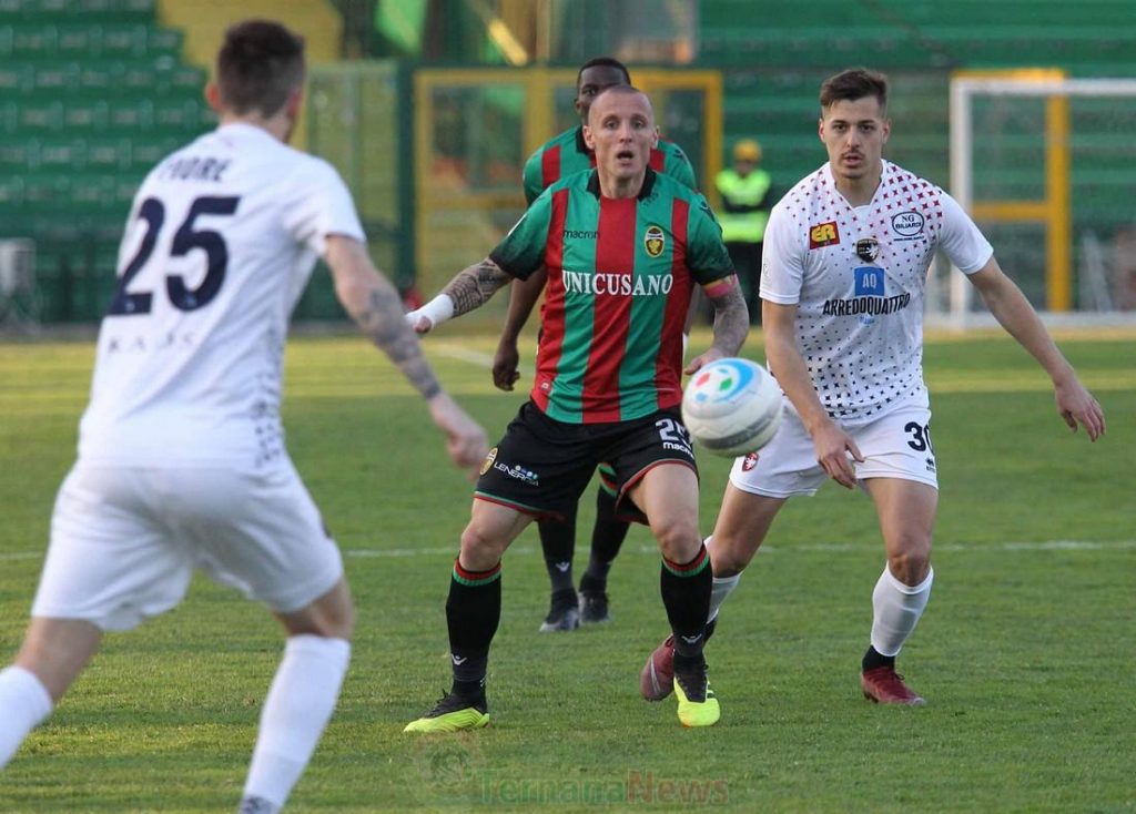 Ternana – Contro il Pordenone senza il capitano