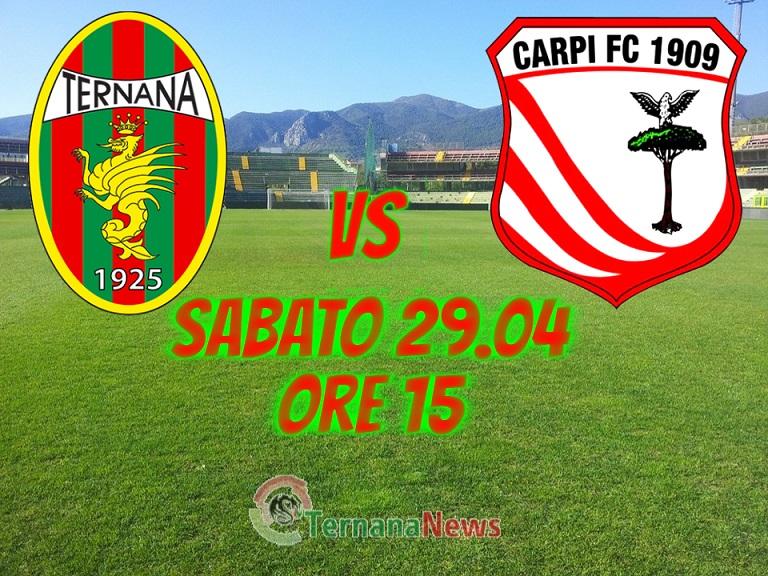 Ternana-Carpi: lo stato di forma