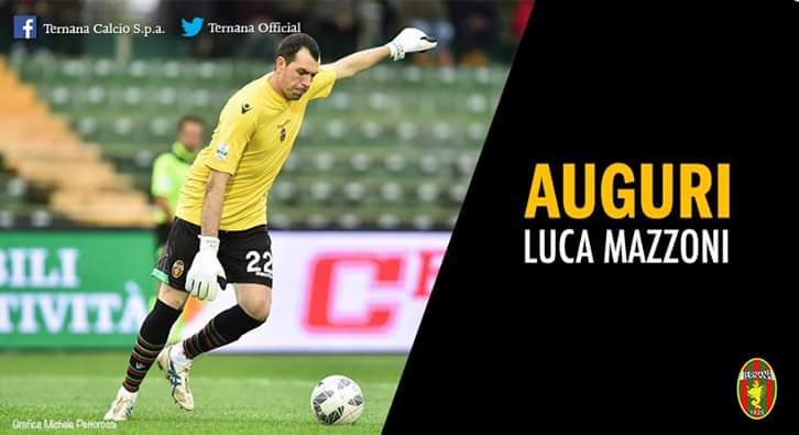 Gli auguri della Ternana a Mazzoni