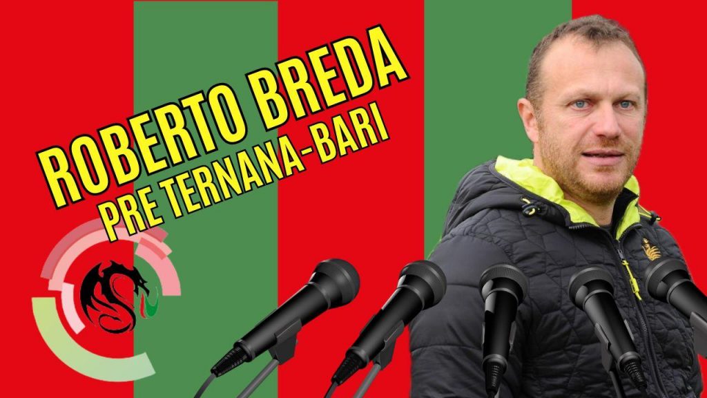 RIVIVI – TERNANA-BARI, Breda: “La città di Terni si merita di mantenere la Serie B” – VIDEO