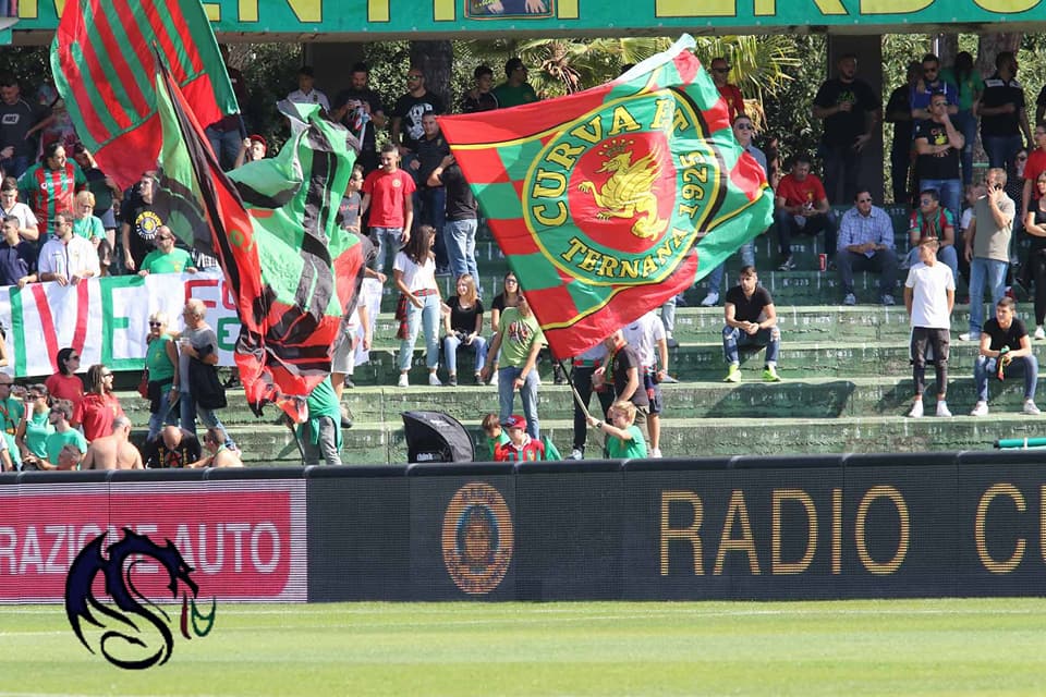 Ternana-Carpi: calano gli spettatori