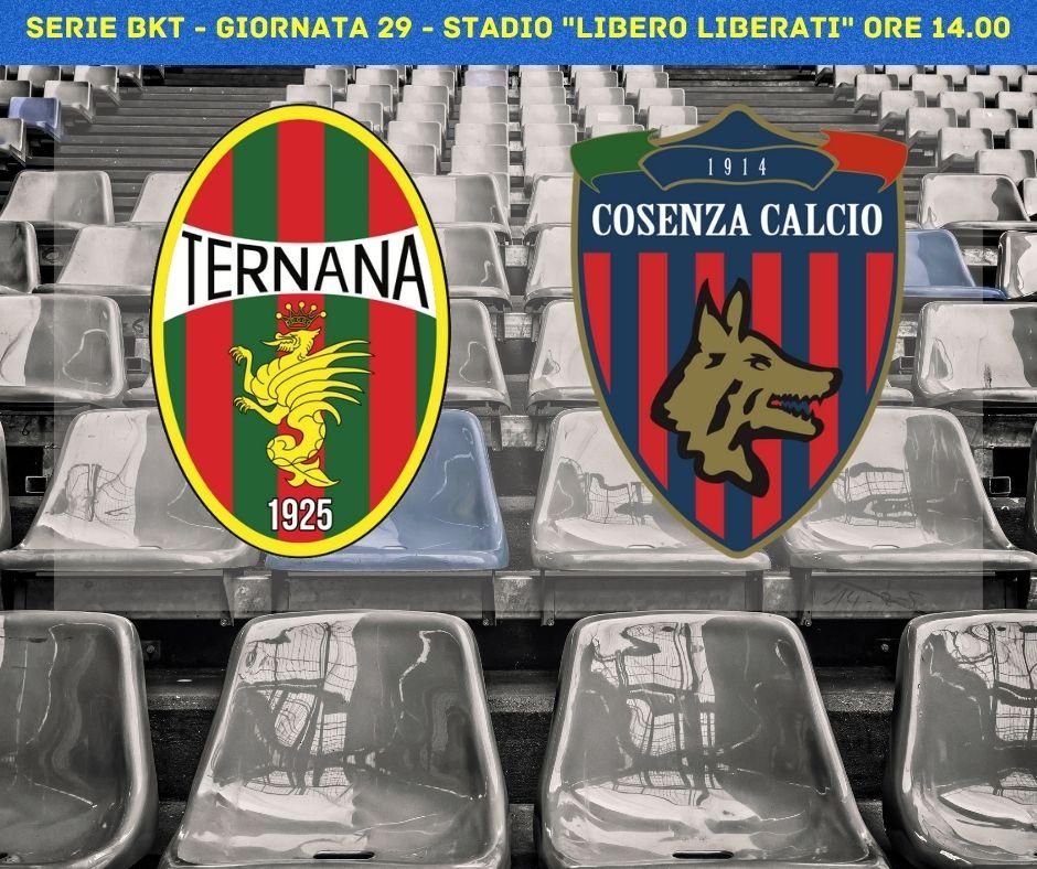 LIVE – RIVIVI – WEB CRONACA – TERNANA-COSENZA 2-0, le Fere vedono la salvezza