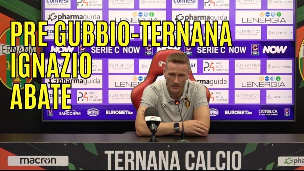 RIVIVI – Gubbio-Ternana, Abate: “E’ un derby, non vinciamo da 60 anni, mi aspetto tanto”