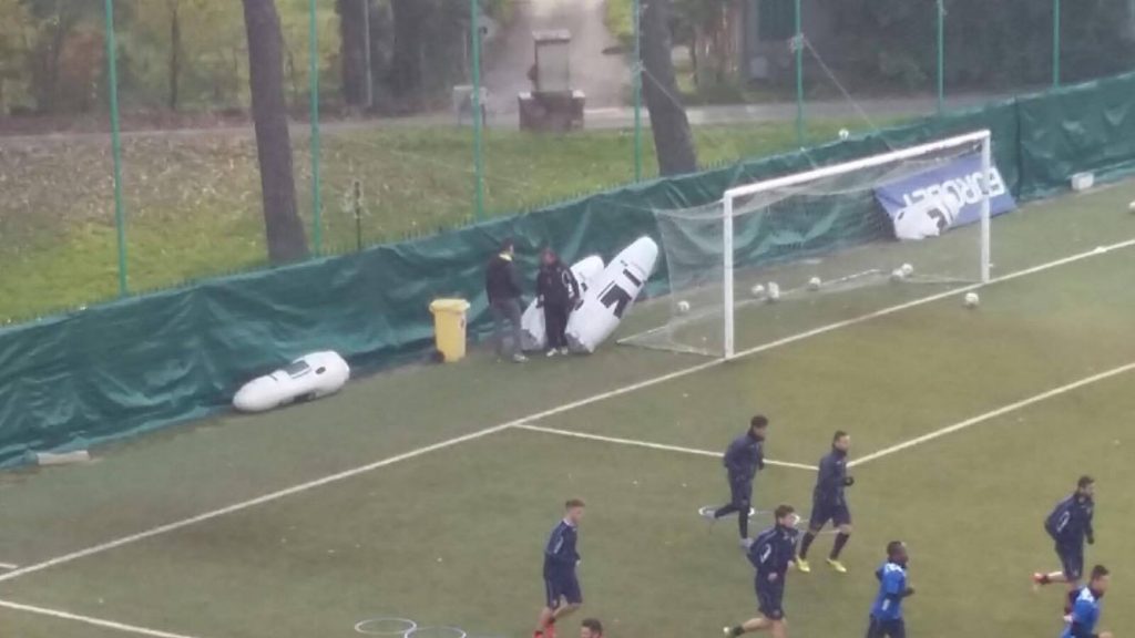 Longarini presente all’allenamento pomeridiano: le foto