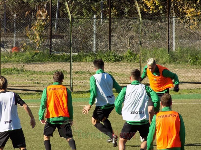 Domani allenamento pomeridiano al Taddei