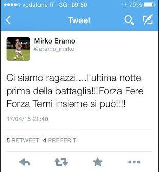 Eramo: “Sarà una battaglia: forza Fere, insieme si può!”