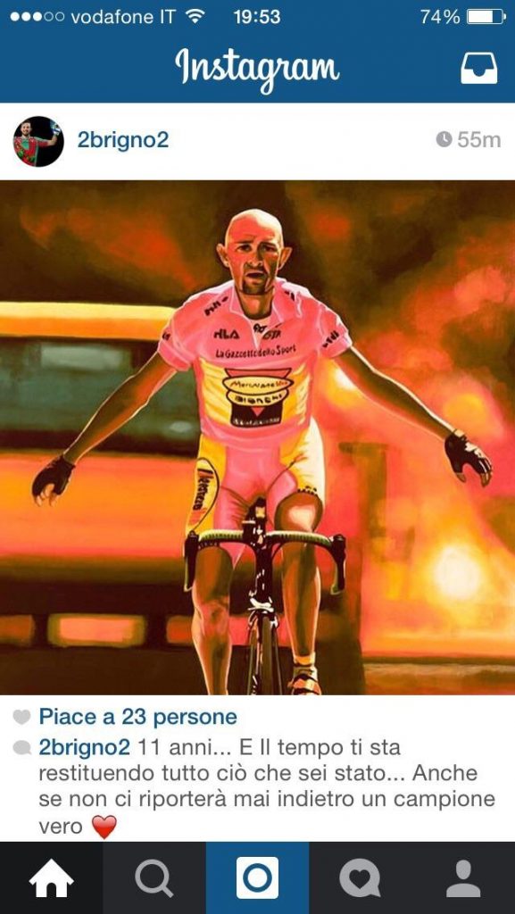 Brignoli ricorda Pantani: “Campione vero”