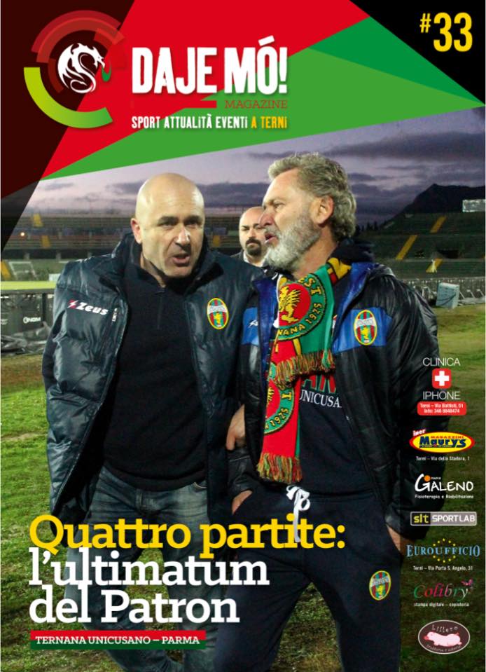 Daje Mo! – E’ in edicola il magazine che parla di Ternana