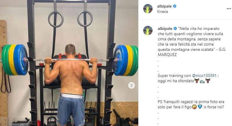 Ternana, guarda come si allena forte Alberto Paleari – FOTO