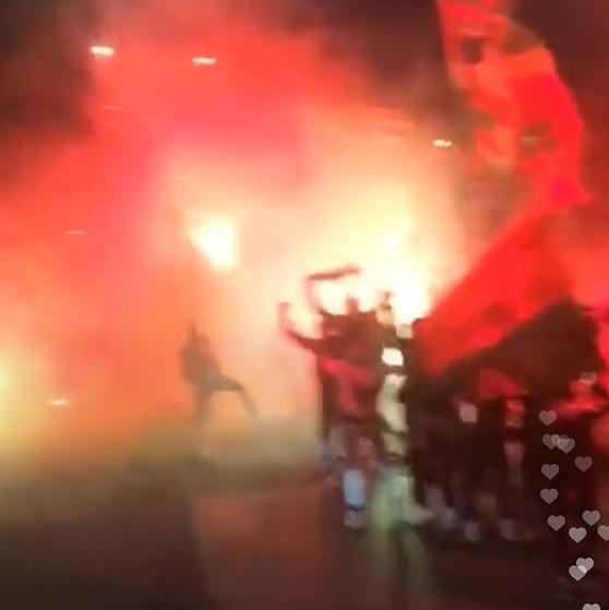 VIDEO – L’arrivo della Ternana in città e la festa con i tifosi