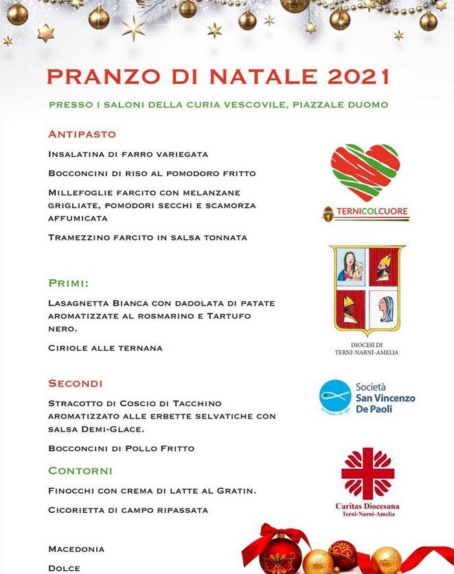 Pranzo di Natale a tinte rossoverdi