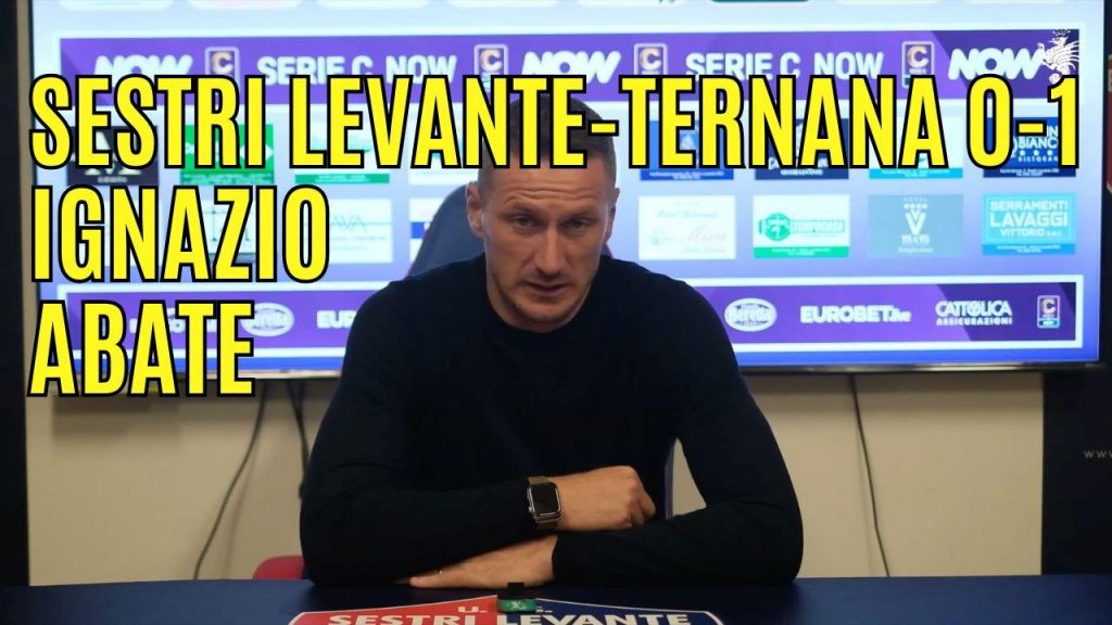 Sestri Levante-Ternana 0-1, Abate: “Ho a disposizione giocatori con i coglioni” – VIDEO