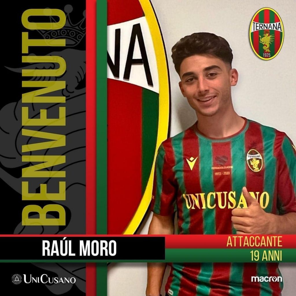 UFFICIALE – Raul Moro è un giocatore della Ternana