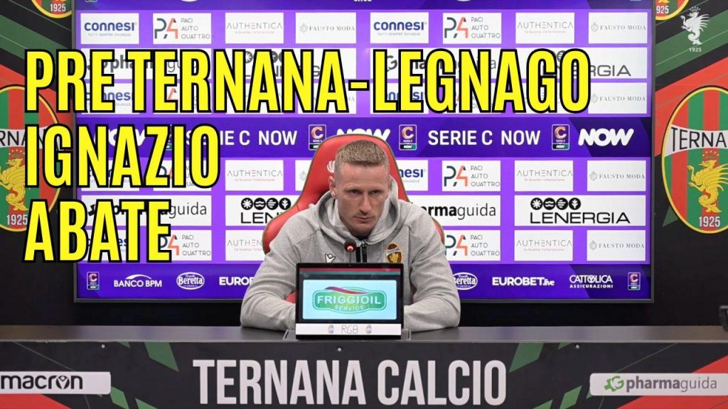 RIVIVI – TERNANA-LEGNAGO, Abate: “Domani non vogliamo cadere per farlo dobbiamo soffrire”