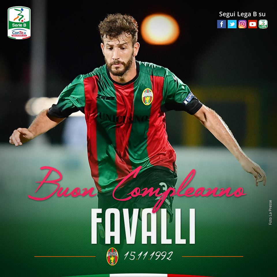 Ternana – La Lega di B fa gli auguri a Favalli