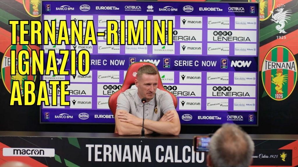 RIVIVI – Ternana-Rimini, Abate: “Siamo in corsa, la squadra sta facendo il suo percorso” – VIDEO