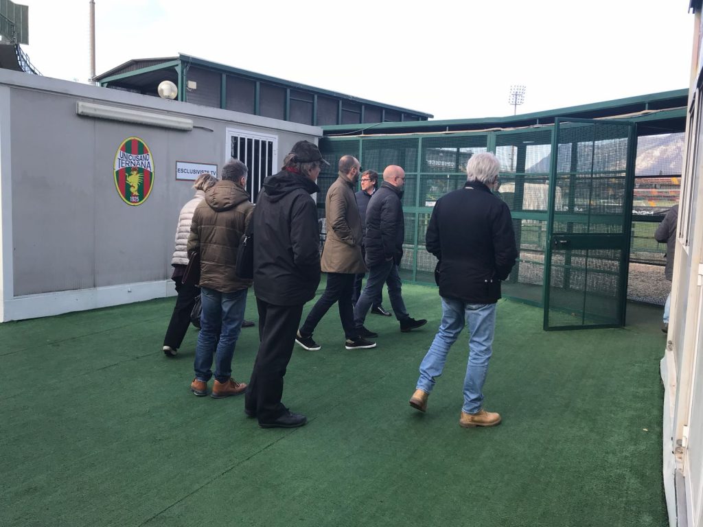 Ternana-Comune-Questura: sopralluogo per lo stato del Liberati