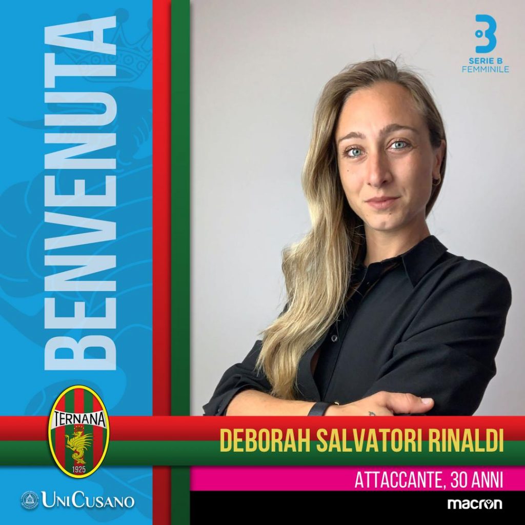 Calcio Femminile – Che colpo per la Ternana! Ecco Rinaldi – FOTO