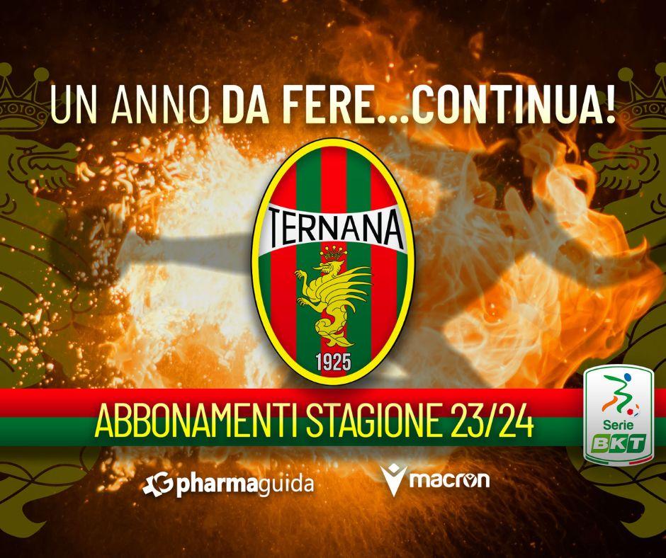 Ternana, riprende la campagna abbonamenti