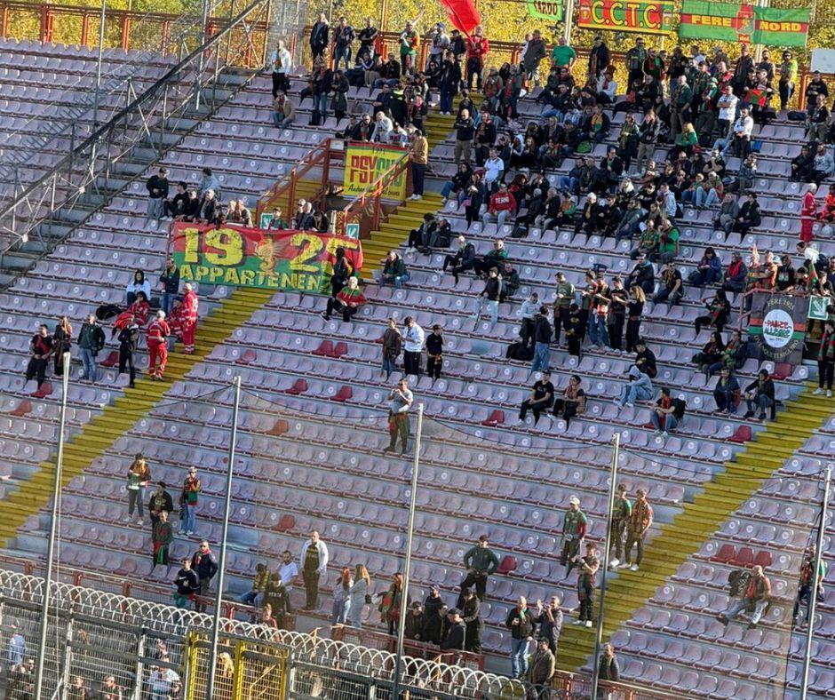 Perugia-Ternana: sono entrati al “Curi” i primi tifosi delle Fere