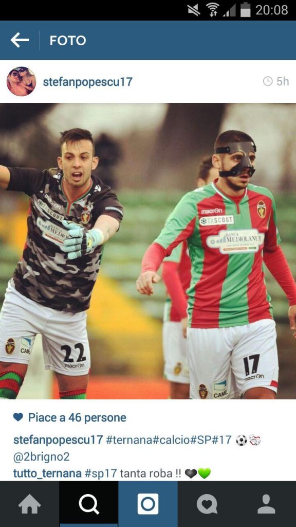 FOTO – Popescu e Brignoli, scatti da Ternana-Latina