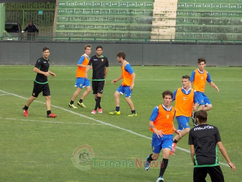 Mattinata di allenamento per i rossoverdi