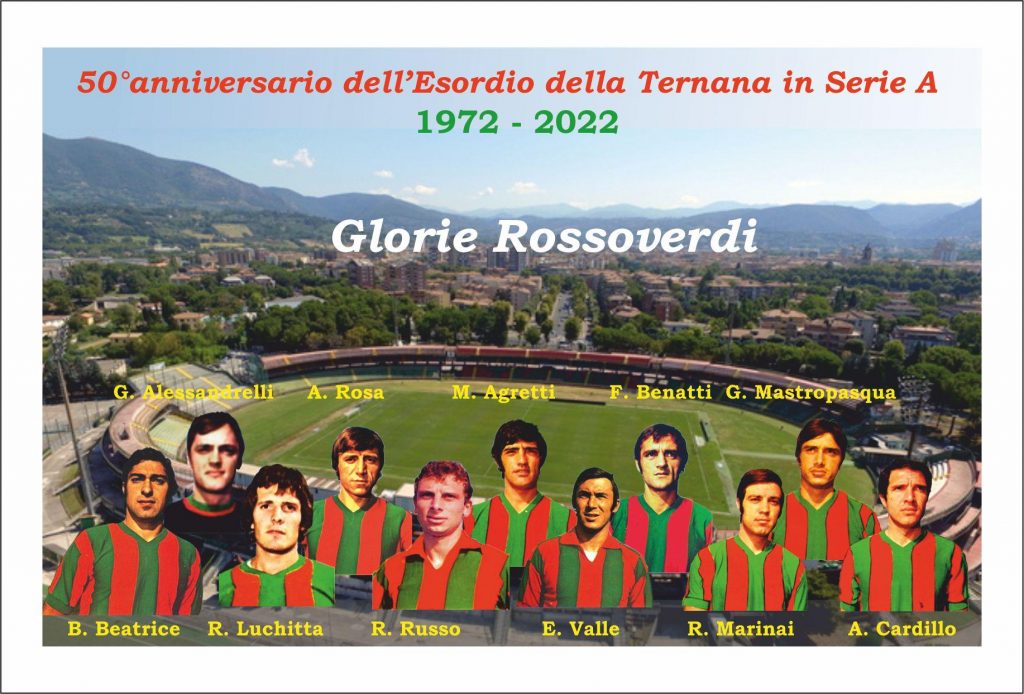 Per celebrare i 50 anni dall’esordio della Ternana in A arriva un annullo speciale