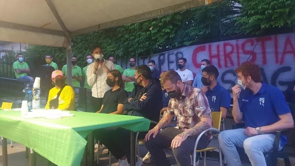 Lucarelli e Pavoletti insieme per aiutare Christian Volpi – FOTO