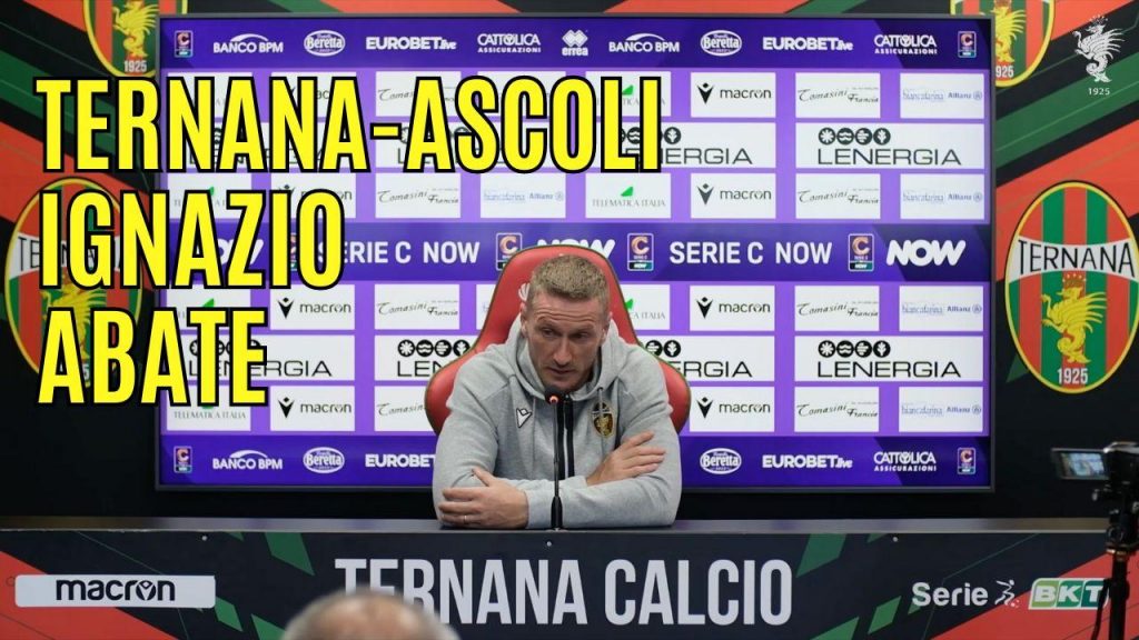 RIVIVI – TERNANA-ASCOLI, la conferenza stampa di Abate – VIDEO