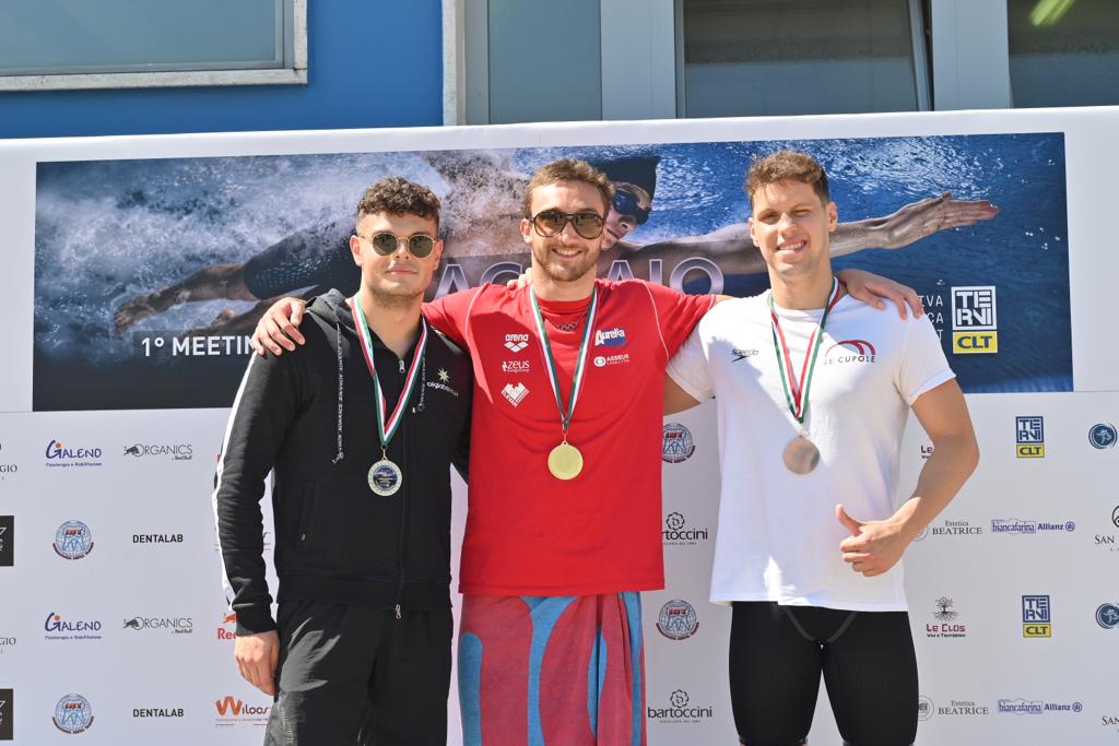 Nuoto, al 1° Meeting Nazionale ACCIAIO brilla il bronzo olimpico Burdisso