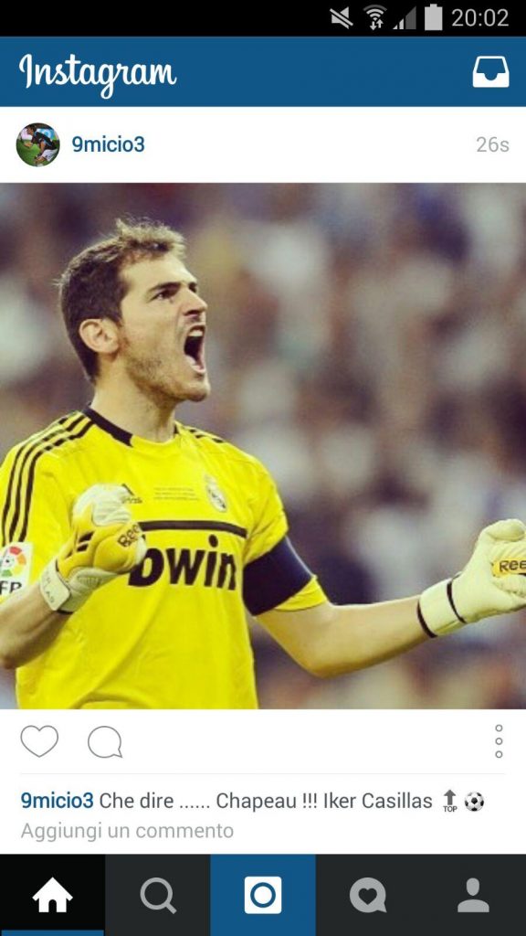 FOTO – Sala e l’omaggio a Casillas: “Chapeau”