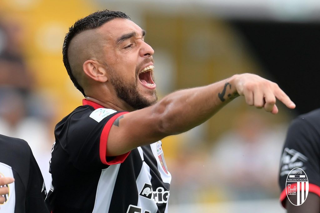 Ascoli, contro la Ternana out Bellusci espulso a Cremona