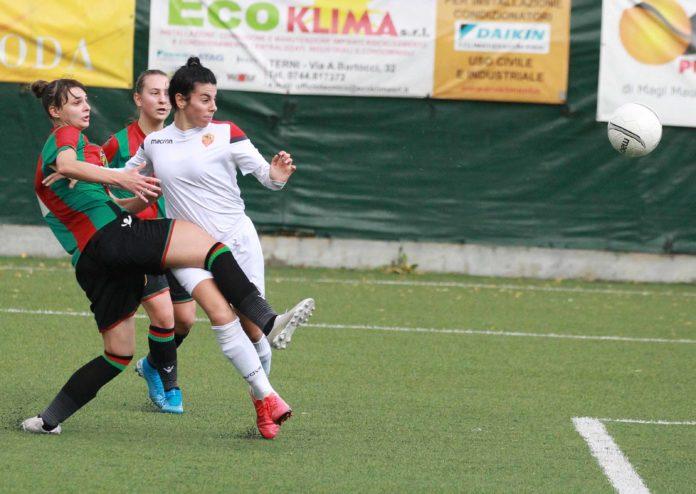 La Ternana femminile perde di misura con la Res Roma a Campitello