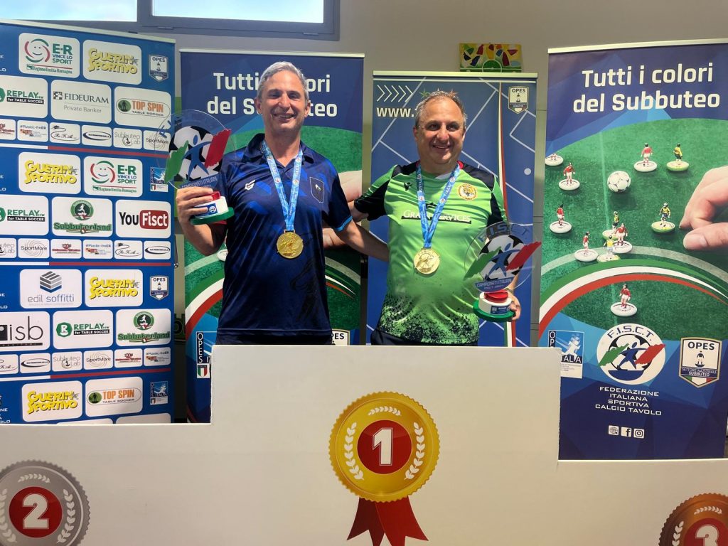 Fratelli campioni: i Mattiangeli sbancano agli Assoluti di Subbuteo