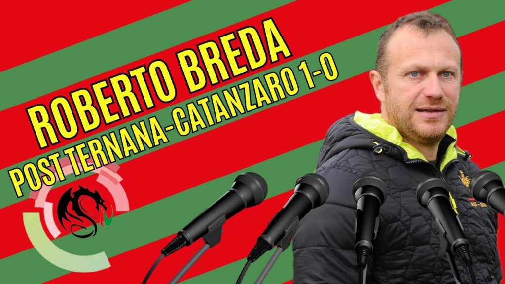 Ternana-Catanzaro 1-0, la conferenza stampa di Breda – VIDEO