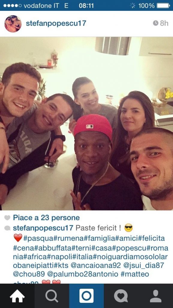 FOTO – Popescu, Dianda e Palumbo: cena di festa!