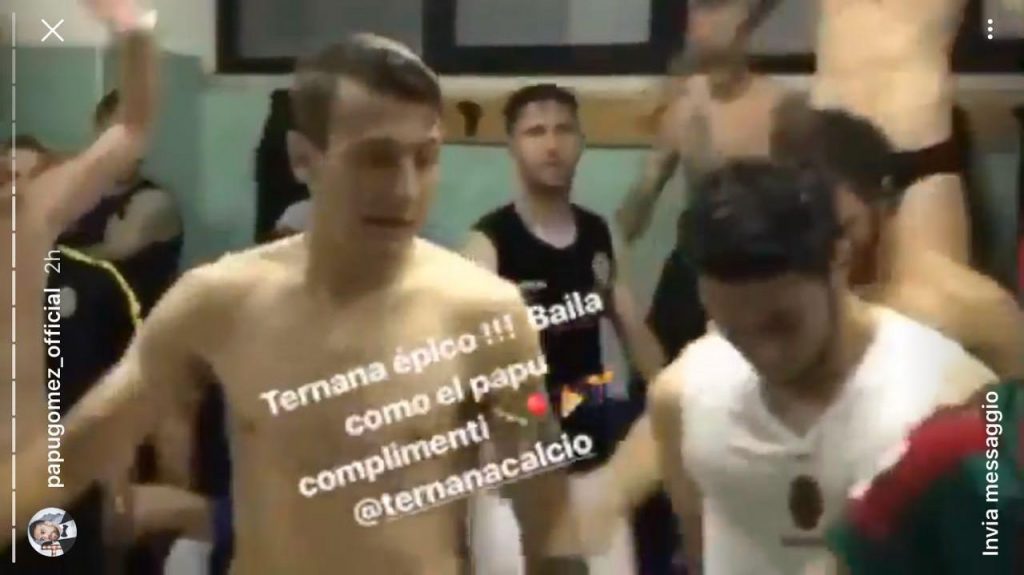 La Ternana balla la Papu Dance… e il Papu si complimenta