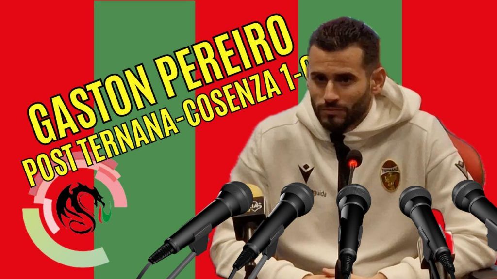 Ternana-Cosenza 1-0, la conferenza stampa di Pereiro – VIDEO