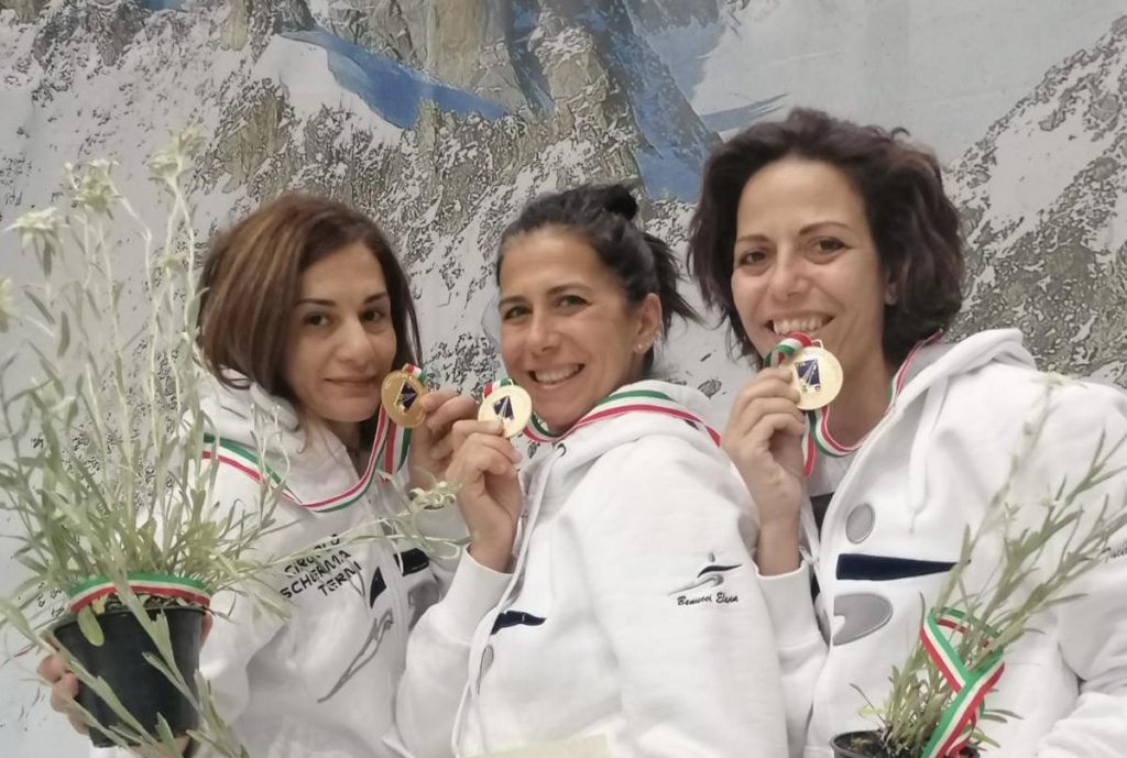 Sono ternane le nuove campionesse italiane a squadra di fioretto