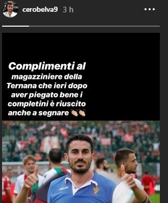 L’ex Ternana Ceravolo scherza sul gol di Frediani: “Bravo il magazziniere!”