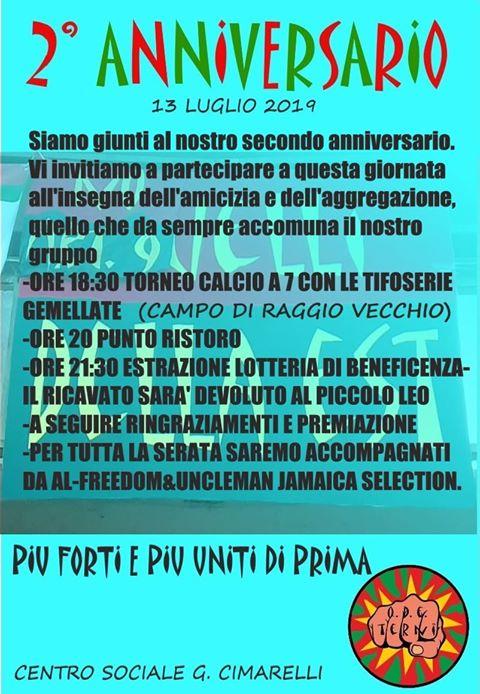 Le iniziative dei tifosi – Torneo coi gemellati per il 2° anniversario