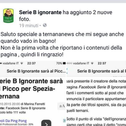 TernanaNews è ufficialmente “ignorante”