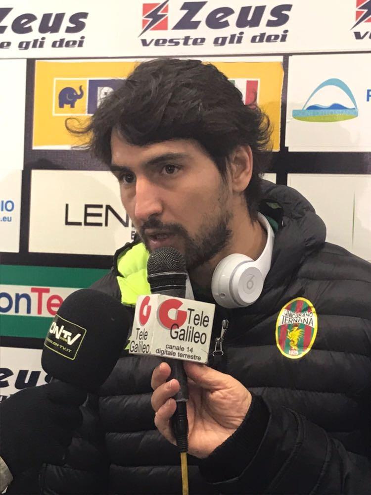 Ternana-Pro Vercelli, Marino: “Volevamo vincere a tutti i costi”