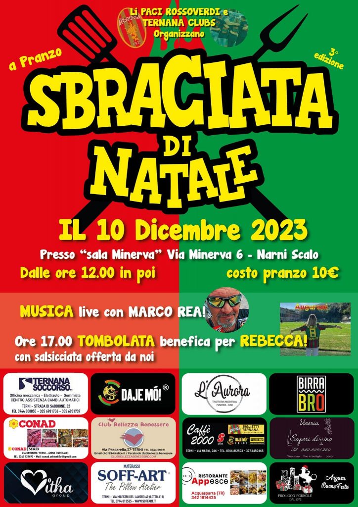 Ternana, ecco la “sbraciata di Natale”